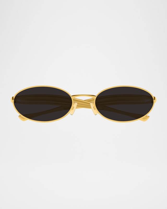 Sardine Logo Engraved Metal Sunglasses